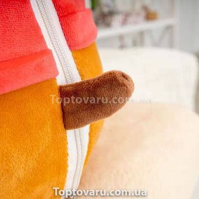 Игрушка-подушка собачка «SMAILE» с пледом 3 в 1 Розовый 9221 фото