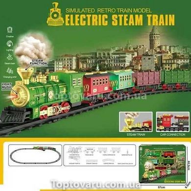 Залізниця з парогенератором на батареях Electric Steam Train 12609 фото