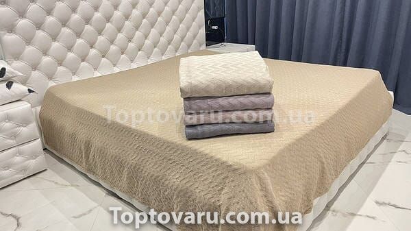 Плед-пике Mylinn Home Bej 220х260см Бамбук 16056 фото