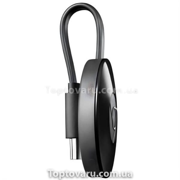 Перехідник-адаптер USB/HDMI Bluetooth Mirascreen Chromecast Чорний 27064 фото