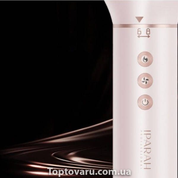 Фен-стайлер 5в1 5 насадок, 3 режими, 3 режими температури, 105000 RPM, 1300W IPARAH P-505P Рожевий 34888 фото