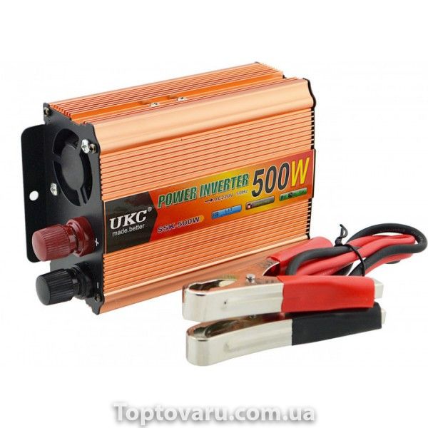 Инвертор автомобильный UKC SSK-500W 12V 6126 фото