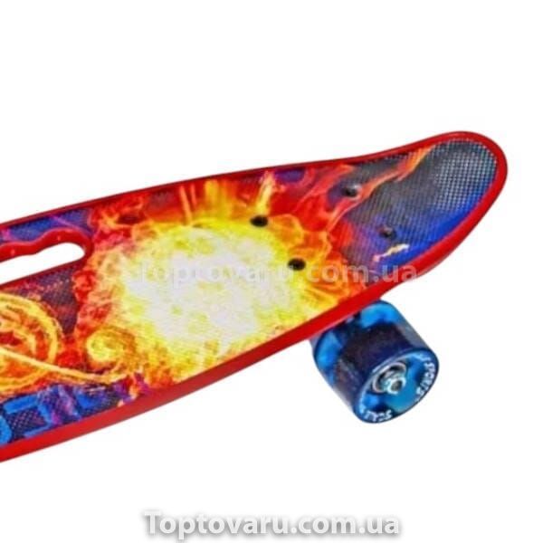 Пенні борд з колесами, що світяться PU Penny Board Scale Sports Universe Вибух 27414 фото
