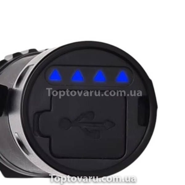 Ліхтар акумуляторний з індикатором заряду A05-3XPG Зелений 21732 фото