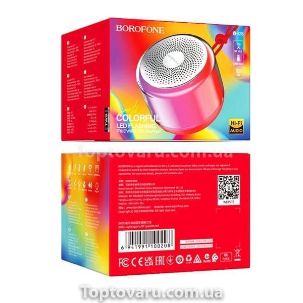 Колонка портативна BOROFONE BR28 Joyful sports BT speaker Red 18777 фото