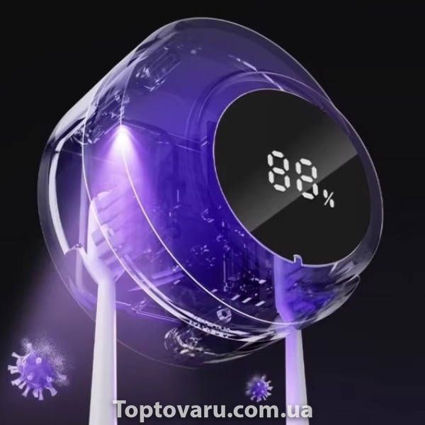 Стерилизатор для зубных щеток автоматический ультрафиолетовый YQ-S02 Черный 24725 фото