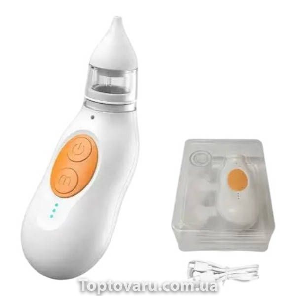 Аспиратор детский назальный электрический Baby Nasal Aspirator Белый 37893 фото