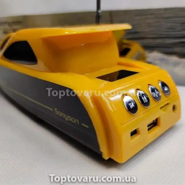 Колонка Sonyson SN-910 Желтая 9864 фото
