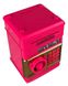 Електронна скарбничка "Сейф банкомат" з кодовим замком і купюропріємником рожевий 3145 фото 2