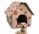 Будиночок для домашніх тварин Portable Dog House Бежевий 14361 фото 1