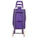 Сумка-візок на коліщатках для покупок Trolley medium 95x35см Фіолетова 38029 фото 2
