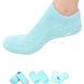 Зволожуючі гелеві шкарпетки для педикюру SPA Gel Socks № G09-12 блакитні від 20 до 28см 10537 фото 4