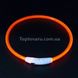 Универсальный светящийся ошейник для собак Trox TR-50 Оранжевый 11341 фото 2