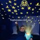 Детская плюшевая игрушка Акула ночник-проектор звёздного неба Star Belly Голубая 7418 фото 4