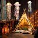Декор светящийся Медуза на батарейках Jellyfish lamp AND HA-113 Желтая 22299 фото 4