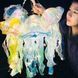 Декор светящийся Медуза на батарейках Jellyfish lamp AND HA-113 Желтая 22299 фото 7