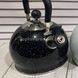 Чайник із нержавіючої сталі зі свистком 1,5л Benson BN-726 Чорний 17296 фото 2