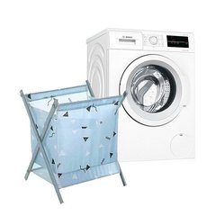 Складная корзина для белья Laundry Storage Basket Голубая