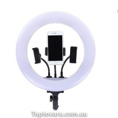 Кольцевая лампа для селфи CXB-360 36 см 3 держателя Ring Fill Light 7437 фото