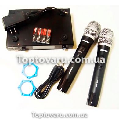 Радіосистема 2 мікрофони Shure AWM-505R Чорна 6068 фото