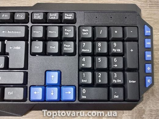 Комплект бездротова клавіатура EM1200 з мишею Combo 468 фото