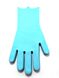 Силиконовые перчатки для мытья и чистки Magic Silicone Gloves с ворсом Светло-голубые 636 фото 2