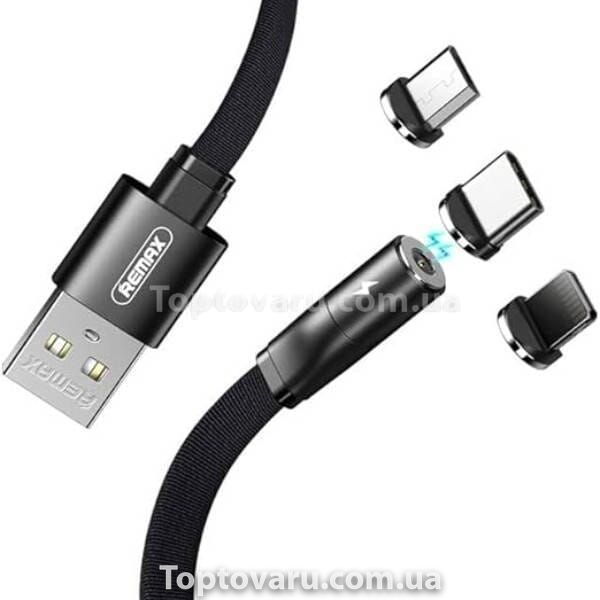 Магнитный кабель Remax 3 в 1 USB - microUSB / Lightning / Type-C 17660 фото