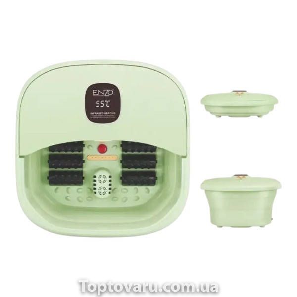 Ванночка для ног массажная Foot Spa & Massager ENZO EN-1002 Салатовая 36163 фото
