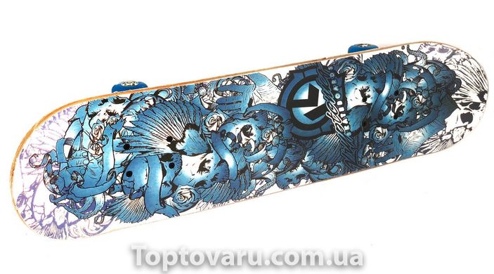 Скейтборд трюковый двусторонний 3108YS-1 (Канадский клен) Криптонит 1853 фото