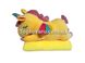 Игрушка-подушка Единорог с пледом 3 в 1 Желтый 6997 фото 2