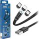 Магнітний кабель Remax 3 в 1 USB - microUSB / Lightning / Type-C 17660 фото 1
