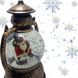 Декоративный новогодний фонарь круглый "Санта с подарками" (NG-WDL1610) 1393 фото 1