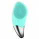 Электрическая силиконовая щетка-массажер для чистки лица Sonic Facial Brush Голубая 4326 фото 2