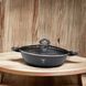 Сотейник-казан з мармуровим покриттям антипригарним 32см 5л Top Kitchen TK00095 Чорний 19230 фото 2