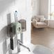 Держатель настенный для зубных щеток +2 чашки TOOTHBRUSH HOLDER Зеленый 34588 фото 6
