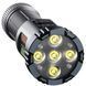 Ліхтар ручний акумуляторний YEMAO YM-F555X 5P35+4LED RED+BLUE Сірий 37280 фото 10