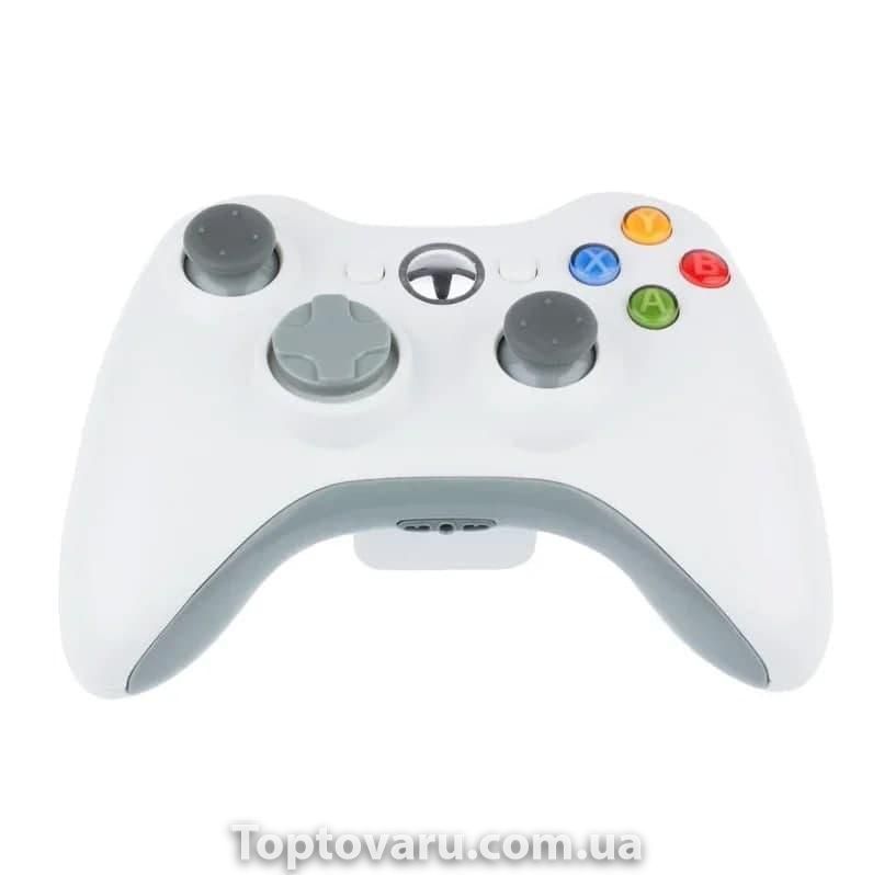 Бездротовий геймпад XBOX 360 Wireless Controller Білий (Без коробки) 3707 фото