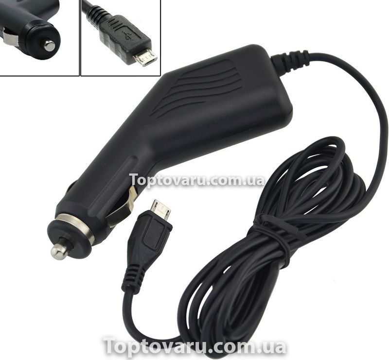 Зарядное устройство адаптер Car GPS-5p Charger Micro 6286 фото