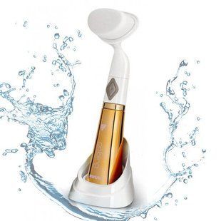 Ультразвуковая щетка для лица Pobling face cleaner Gold 1313 фото