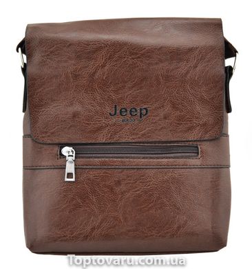 Чоловіча сумка-месенджер Jeep 866 Bags коричнева 839 фото