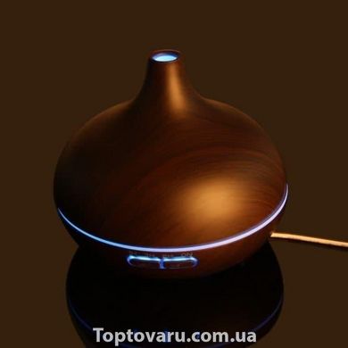 Зволожувач повітря Aroma Diffuser 7 LED color 500 мл темне дерево 2833 фото