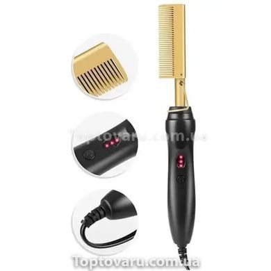 Электрическая Расческа-выпрямитель для волос High Heat Brush 9028 фото