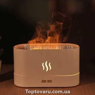 Зволожувач повітря з ефектом полум'я Humidifier Flame Білий 14077 фото