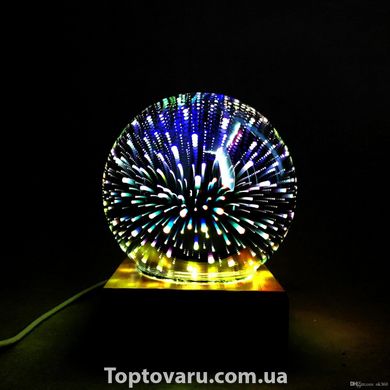 Нічник склянна куля підсвічування у вигляді зоряного світла 1233 фото