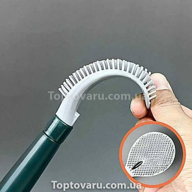 Ершик для унитаза Toilet Brush (силиконовый без дозатора для моющего) Зеленый 14332 фото