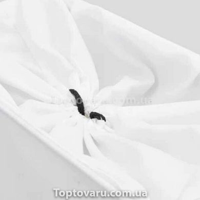 Кошик для білизни тканинний з ручками Rolling Bag Білий 12272 фото