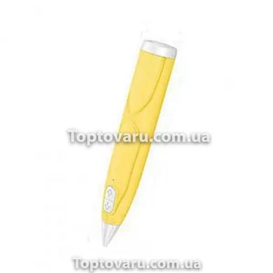 3D ручка для рисования 3D pen 6-1 Желтая 8617 фото