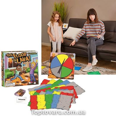 Веселая настольная игра для детей "Пол это лава" The Floor is Lava 6790 фото
