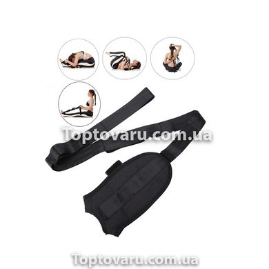 Ремінь для тренування ніг, еластична стрічка для йоги, STRETCH BAND 4863 фото