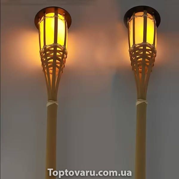 Світильник садовий BAMBOO на сонячній панелі LED/1,2V 150 mAh 1800K 56 см IP44 37976 фото